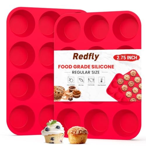 Silicone Muffin Pans 2-Pack
