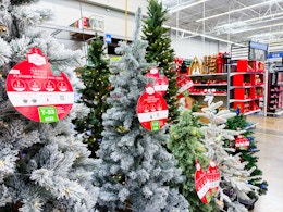 Walmart Christmas Tree area shot