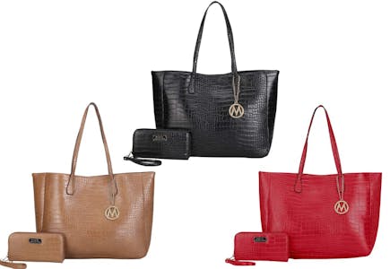 MKF Collection Tote and Wallet Set