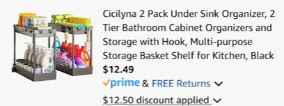 Sink Organizers