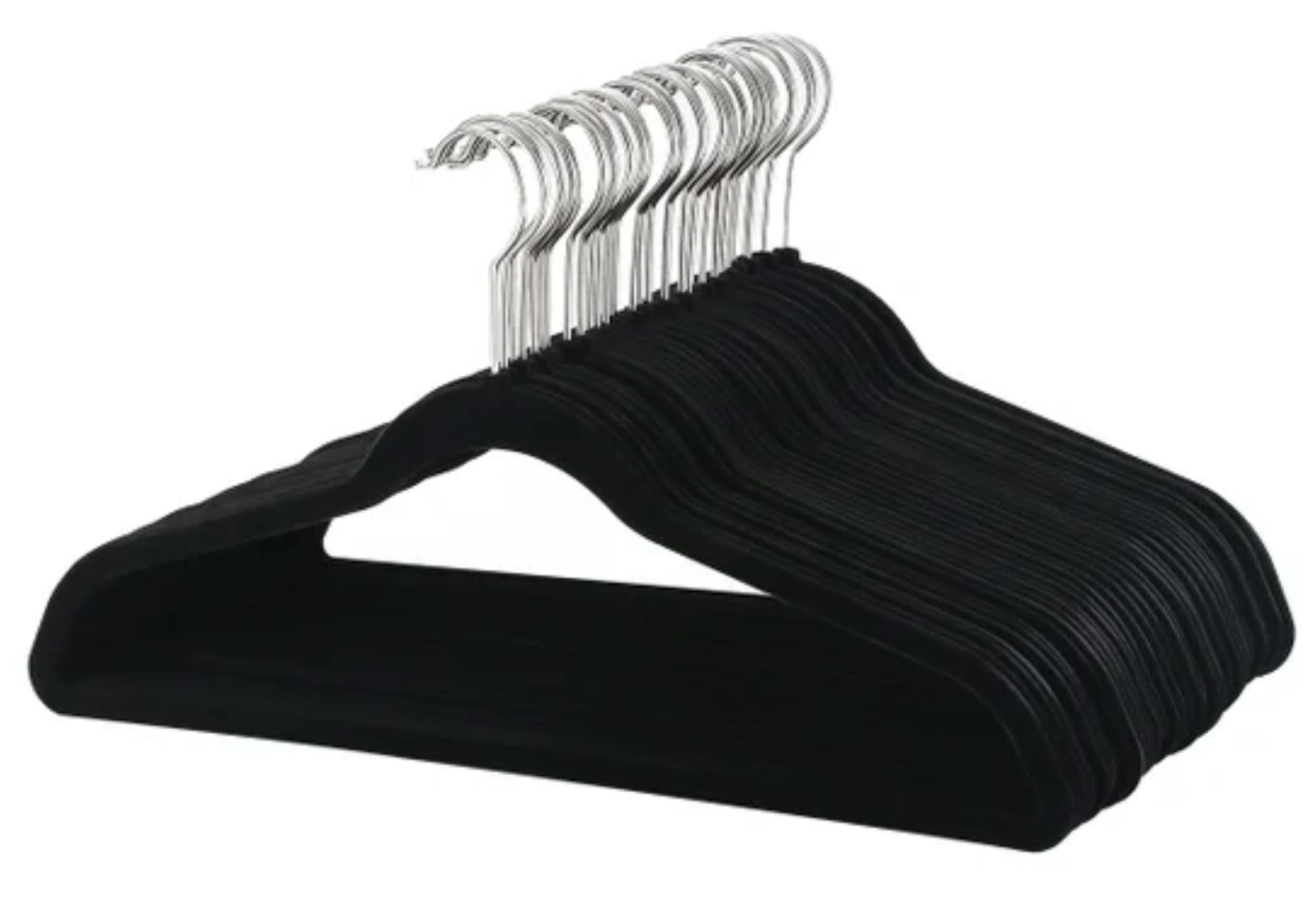 Flocked Hangers 100-Pack
