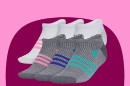 amazon adidas Kids' No Show Socks