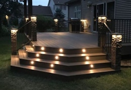 This 16-Pack of Solar LED Deck Lights Is Just $23.99 (Reg. $89.99) card image
