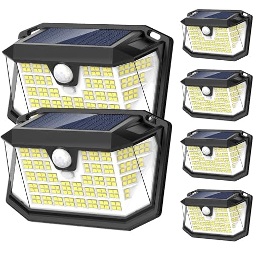 Solar Motion Lights 6-Pack