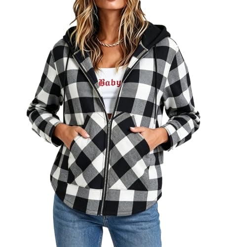 Women's Plaid Shacket Jacket