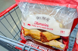 Save $4 When You Buy Del Real Foods Tamales at Costco card image