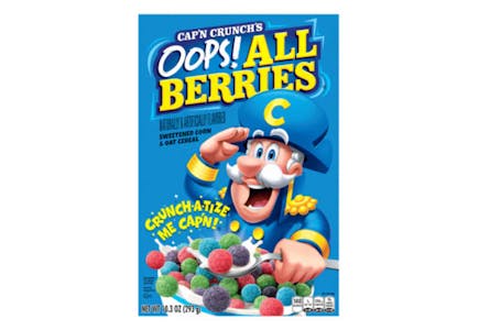 Quaker Cereal Box