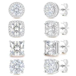 Halo Stud Earrings