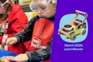 lowe's kids workshop for March 2026, lawn mower