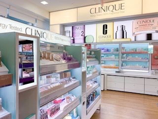 Clinique displays