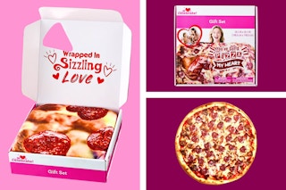 3 stock photos of the Way to Celebrate Pizza Blanket (Valentine's Day)