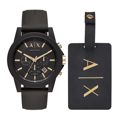Men's Chronograph Watch Gift Set