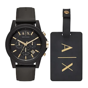 Men's Chronograph Watch Gift Set