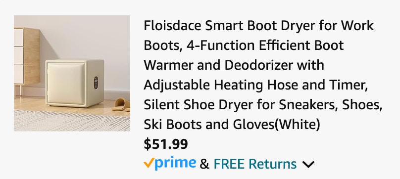 boot dryer amazon