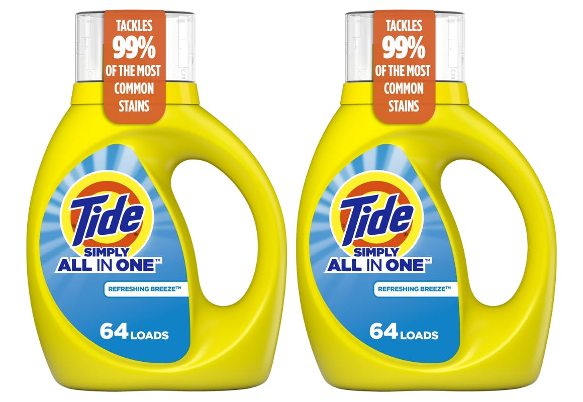 2 Tide Simply Laundry Detergents