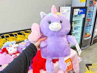 dollar general valentine-s day large unicorn plush