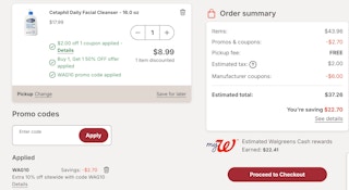 walgreens haul screenshot