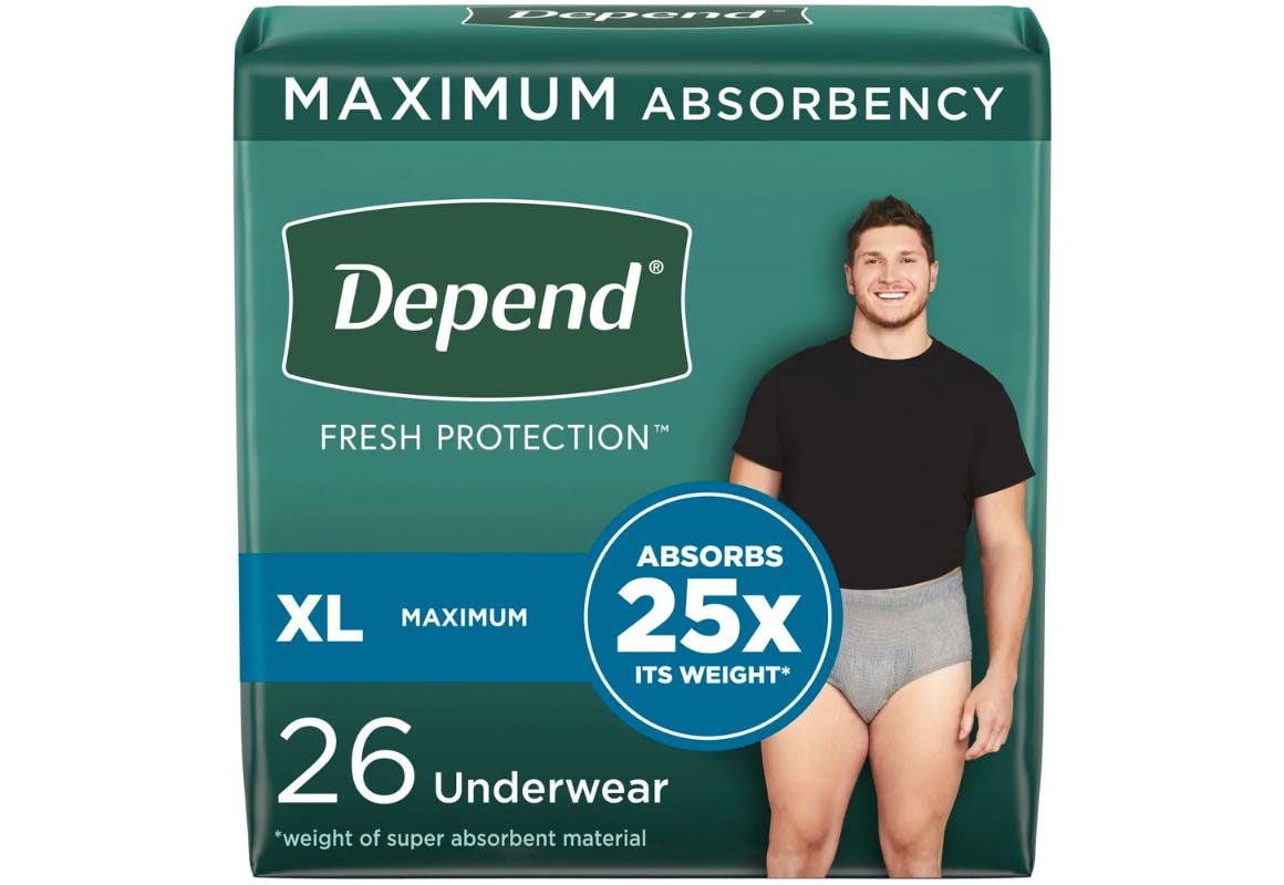 Depend XL Underwear