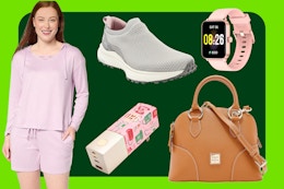 Clearance Sale at QVC: $23 Muk Luks PJ Set, $23 Smart Watch, and More card image