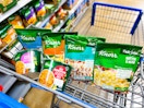 four knorr sides and two knorr cups in walmart cart