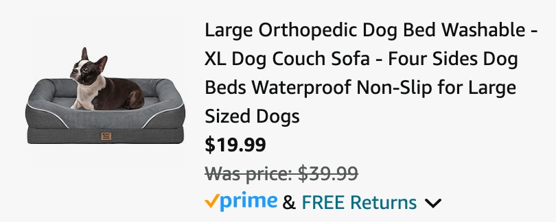 dog bed amazon