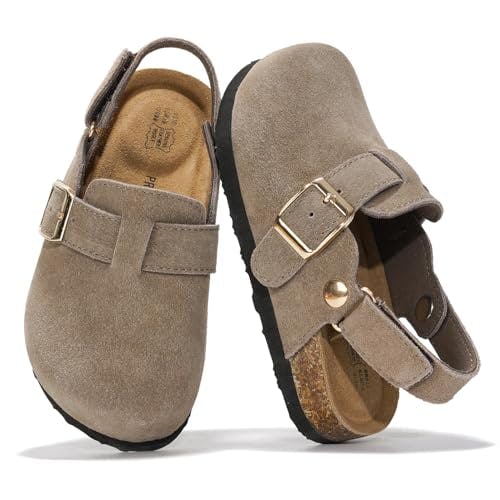Kids' Leather Clogs