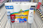 walgreens groceries in a shopping cart