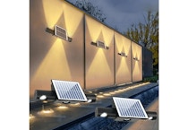 Solar Fence Light Set