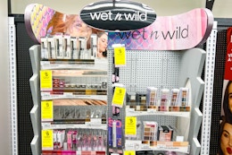wet n wild cosmetics display in cvs