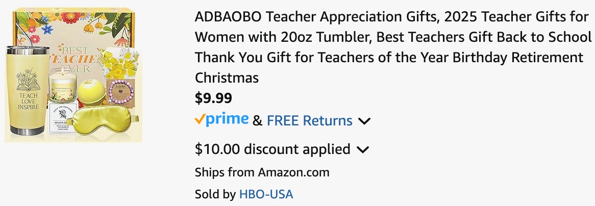 a cart ending in $9.99