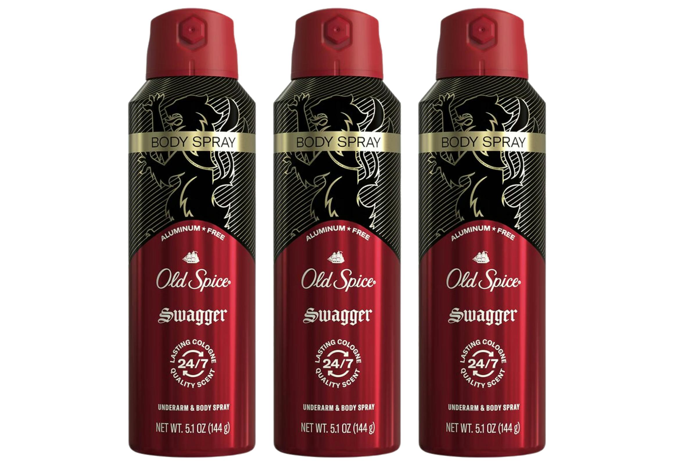 3 Old Spice Sprays