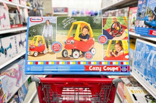 little tikes cozy coupe on target cart