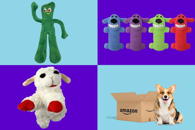 Get Dog Toys for as Low as $2.35 for Amazon Pet Day card image