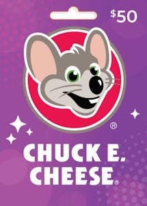 Chuck E. Cheese $50 Gift Card