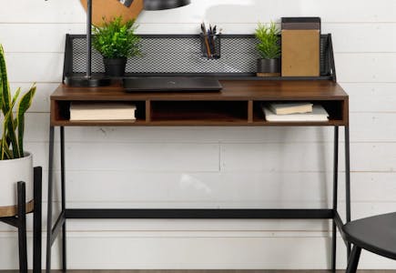 Walker Edison Mesh Writing Desk