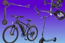 two escooters and two ebikes