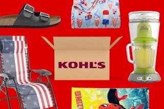 collage of items on sale at Kohl's for memorial day
