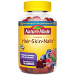 2 Nature Made Biotin Gummies Bottles