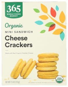 Organic Mini Cheese Sandwich Crackers