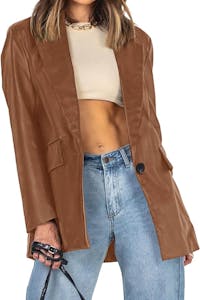 Women's Faux Leather Jacket