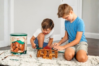 Lincoln Logs 100th Anniversary Tin B00RWNEN9W