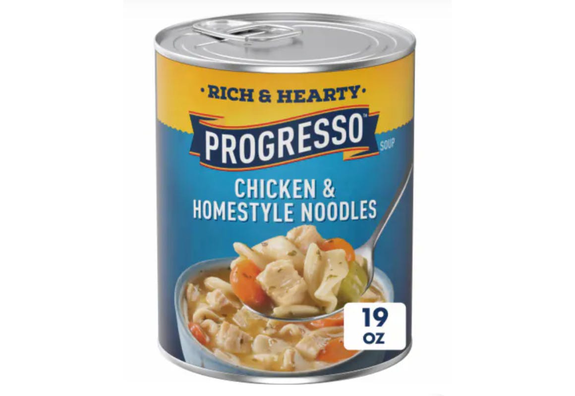 8 Progresso Soup Cans