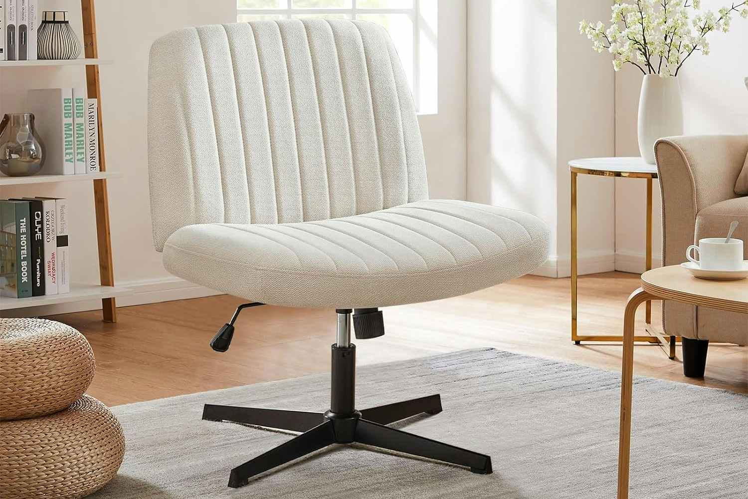 Criss Cross Legged Armless Office Chair, Only $49.60 on Amazon (Reg. $80)