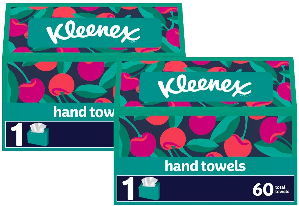 2 Kleenex Hand Paper Towels