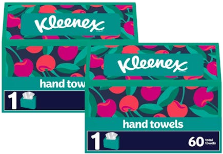2 Kleenex Hand Paper Towels