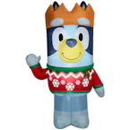 Bluey Merry Christmas Inflatable