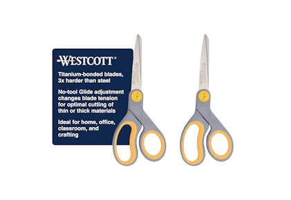 2 Westcott Scissor 2-Packs
