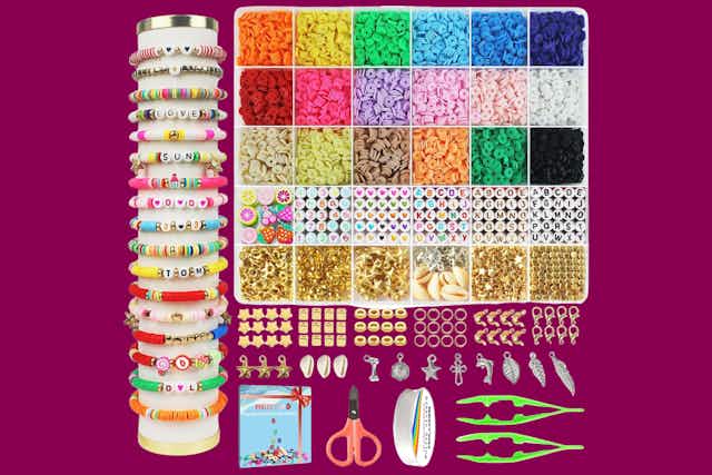 Clay Bead Bracelet-Making Kit, Only $4.79 on Amazon card image
