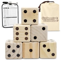 Giant Wooden Playing Dice Set