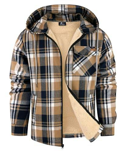 Men's Sherpa Lined Fleece Jacket